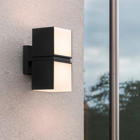Настенный уличный светильник Arte Lamp Belgrade A5193AL-2BK