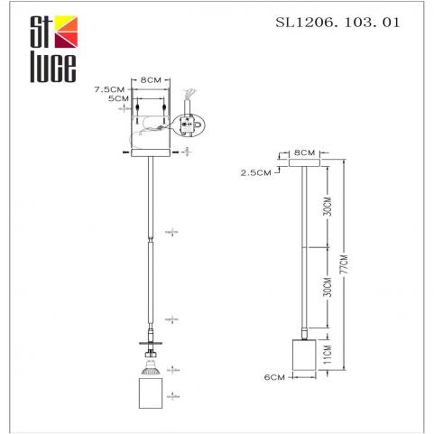 ST Luce Подвесной светильник ST-Luce Sormano SL1206.103.01