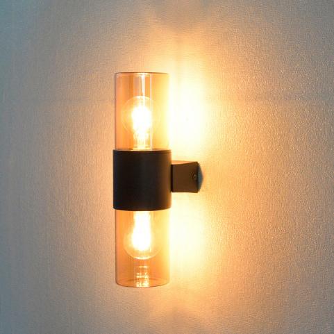 Настенный уличный светильник Arte Lamp Seginus A6515AL-2BK