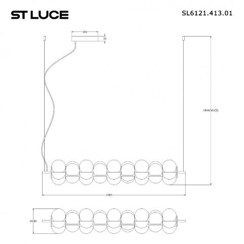 Подвесной светильник ST Luce Talisman 3000K SL6121.413.01