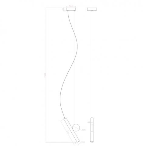 Светильник подвесной Arte Lamp Beemim A2090SP-1PB