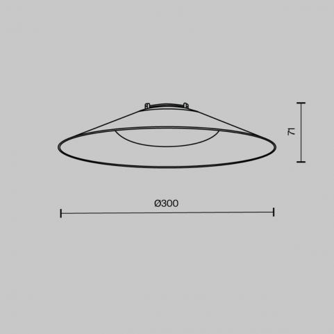 Трековый светильник Maytoni Campana 3000K TR127B-12W3K-B