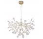 Подвесной светильник Crystal Lux EVITA SP63 GOLD/TRANSPARENT
