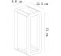 Настенный уличный светильник Arte Lamp Hassaleh  A3374AL-1BK