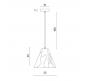 Светильник подвесной Divinare Piramide 5098/01 SP-1