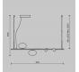 Подвесной светильник Maytoni Inversio MOD350PL-02BBS