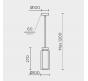 Подвесной светильник Modelux   MD.1185.1