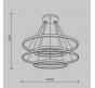 Подвесной светильник Maytoni Rim MOD058PL-L174BK